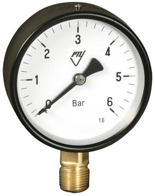 tlakomer kPa 0-600   /pr.100/ M20x1,5 /bočný     