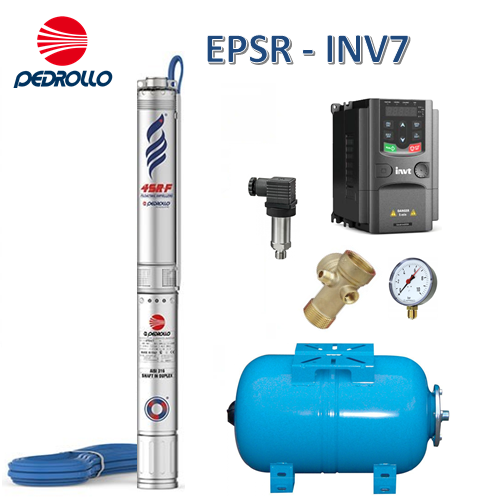 vodáreň EPSR/INV7 4" 4SR 4/12F/400V/25m/