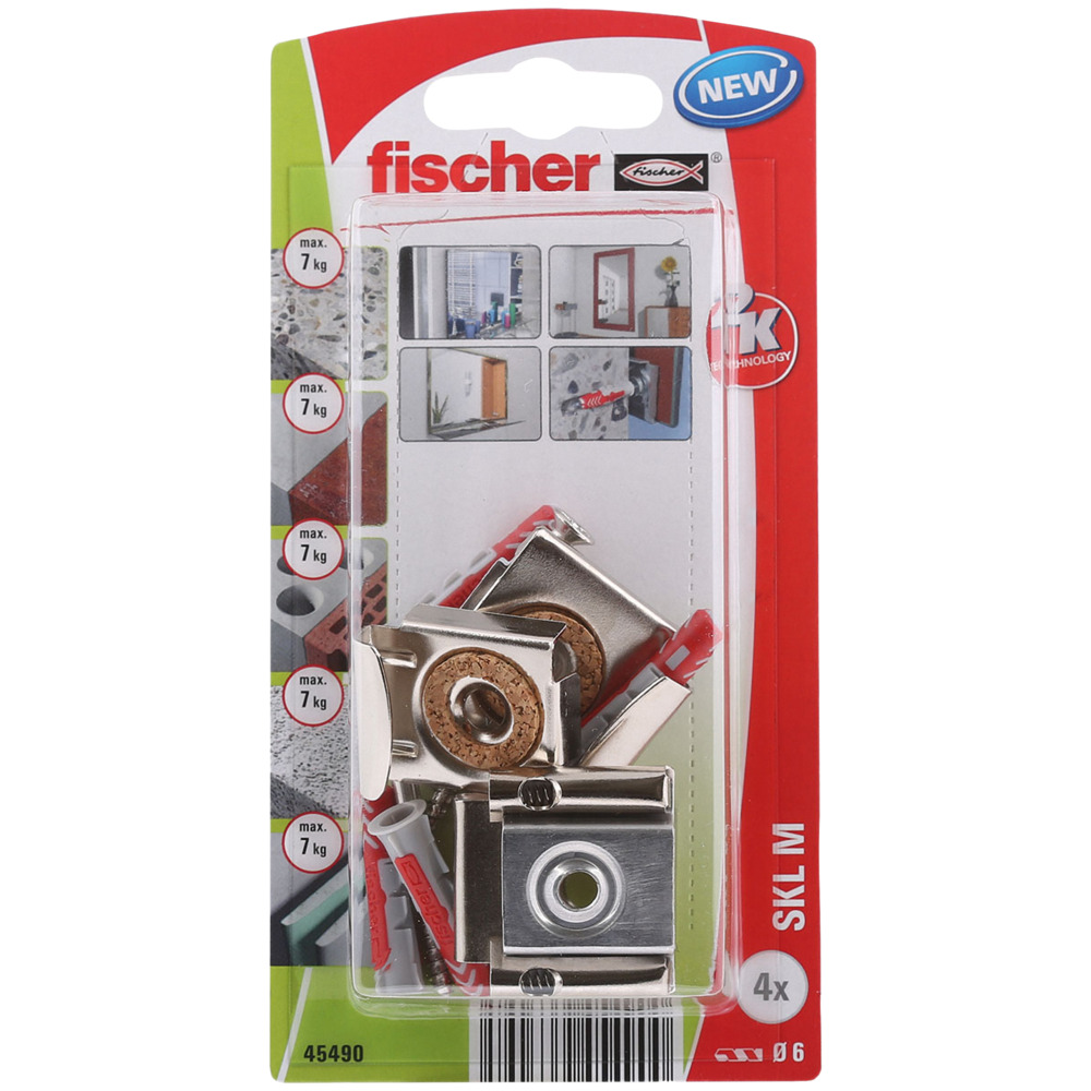 Fischer set pre upevnenie zrkadiel SKL M K SB-blister