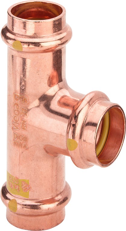 medený lisovací T-kus plyn 2618    18  345945