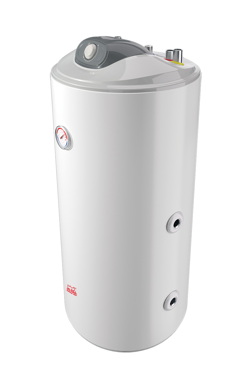 Ohrievač vody ELÍZ 100 EURO THV Stacionárny nepriamoohrevný ohrievač , 1 vykurovací výmenník, horné vývody, 