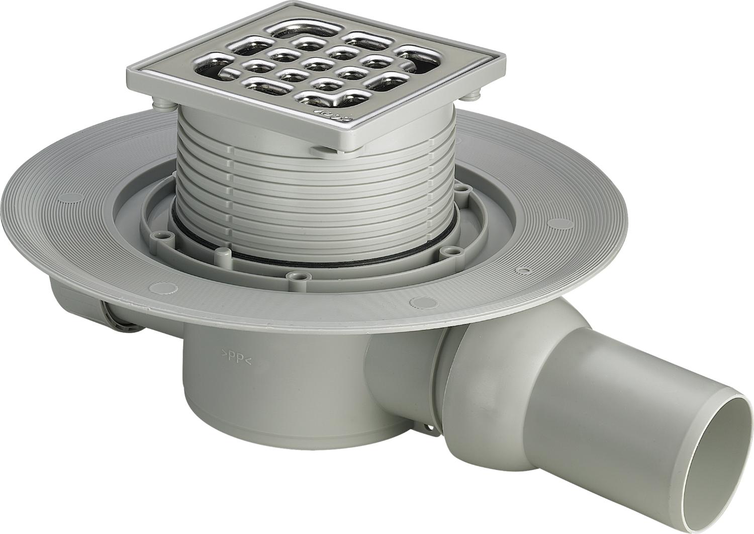 vpusť bočná 100x100/50 VIEGA 4935.1 nerez  Advantix