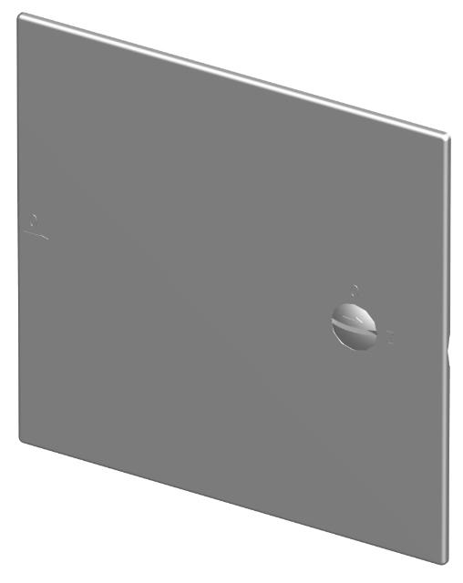 vaňové  dvierka  150x150 plastové biele T3622       