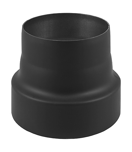 dymovod redukcia 200/180/2   čierna  