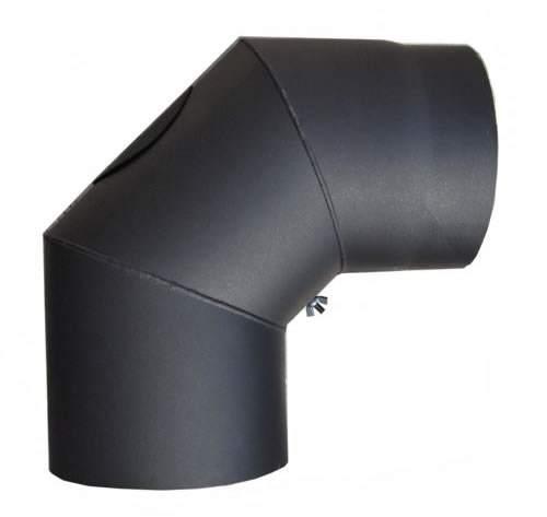 dymovod koleno 160/90/2    s čistiacim otvorom  11167