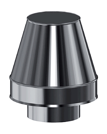 dymovod nerezové komínové ústie 130/225 hr 0,5 trojplášť 10530