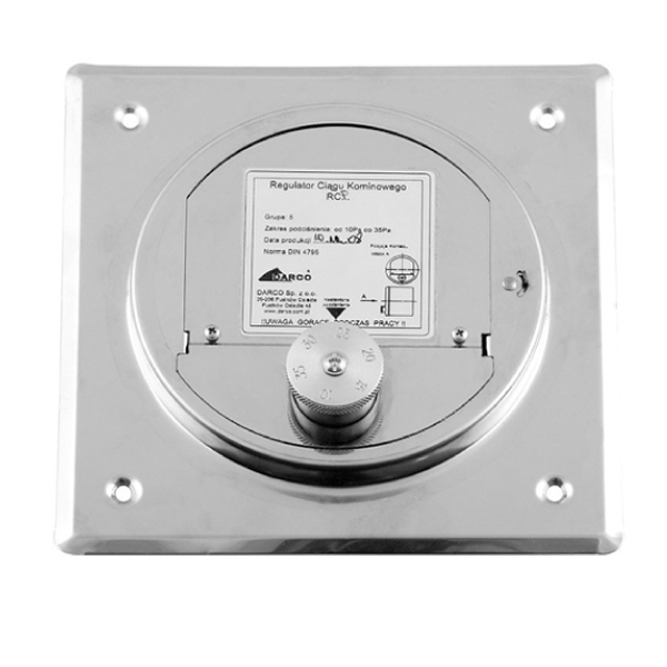 komín regulátor ťahu nerez 140x140 10809