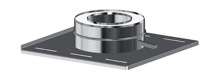 dymovod nerezová miska kondenz 200/300 trojplášť so základ. 10560