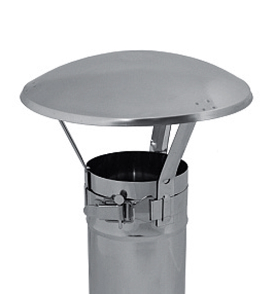 dymovod nerezová Meidingerová hlava univerzálna o140-180,  jednoplášť 10580