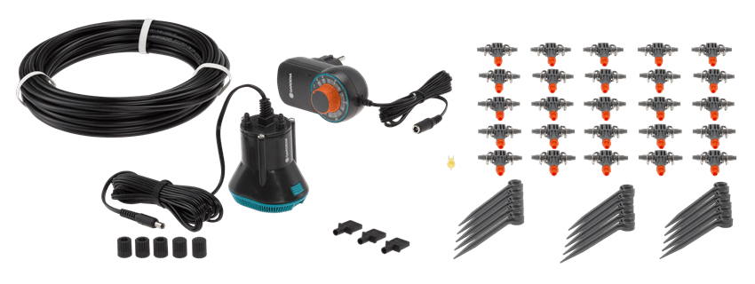 GARDENA Automatické zavlažovanie kvetinových truhlíkov 5-6m dl. kvetináčov 1407-20