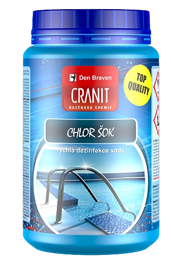 Den Braven CRANIT bazen.chemia chlor šok 1kg CH204 - Tovar | MasMasaryk