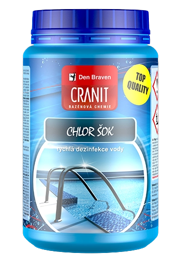 Den Braven CRANIT bazen.chemia chlor šok 1kg CH204