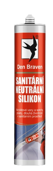 Den Braven  silikon sanitárny OXIM  neutrálny bahama 310ML 306026RL - Chémia | MasMasaryk