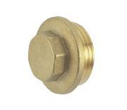 mosadzná zátka 6/4"