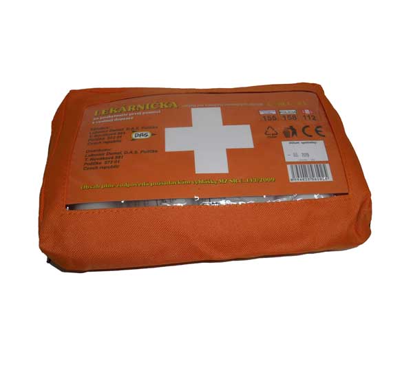 Motolekárnička pre Slovensko - kortexinový obal