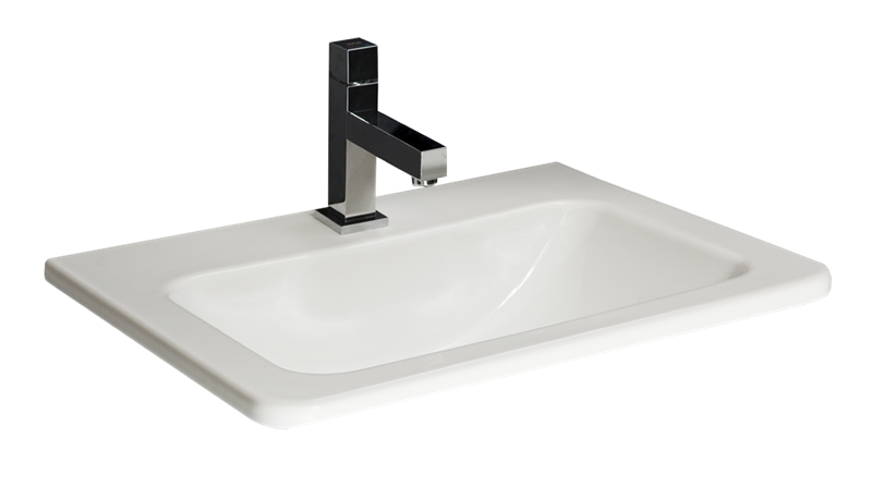 umývadlo zápustné CUBITO 55x41 s otvorom  H8174220001041