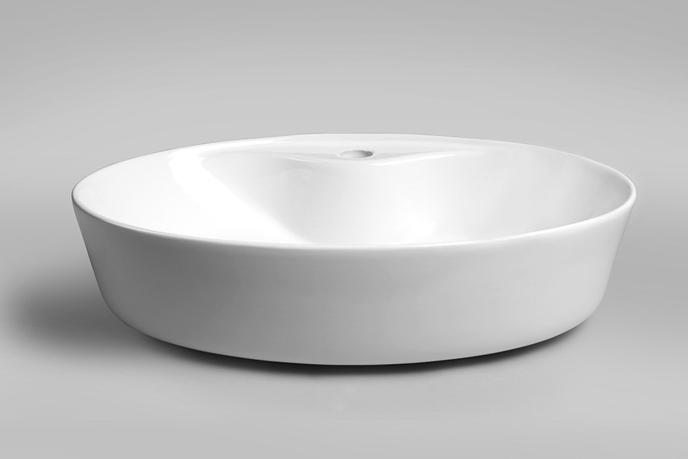 umývadlo na dosku AR483 MARIANA 57x14,5x41 s otvorom  na bat, bez prepadu