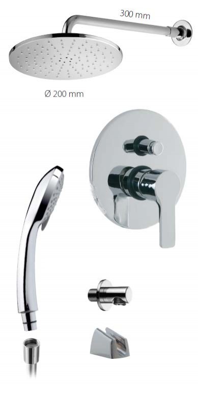 vodovodná batéria TE TEOREMA SET 1 (sprcha pod omiet.Good Life)