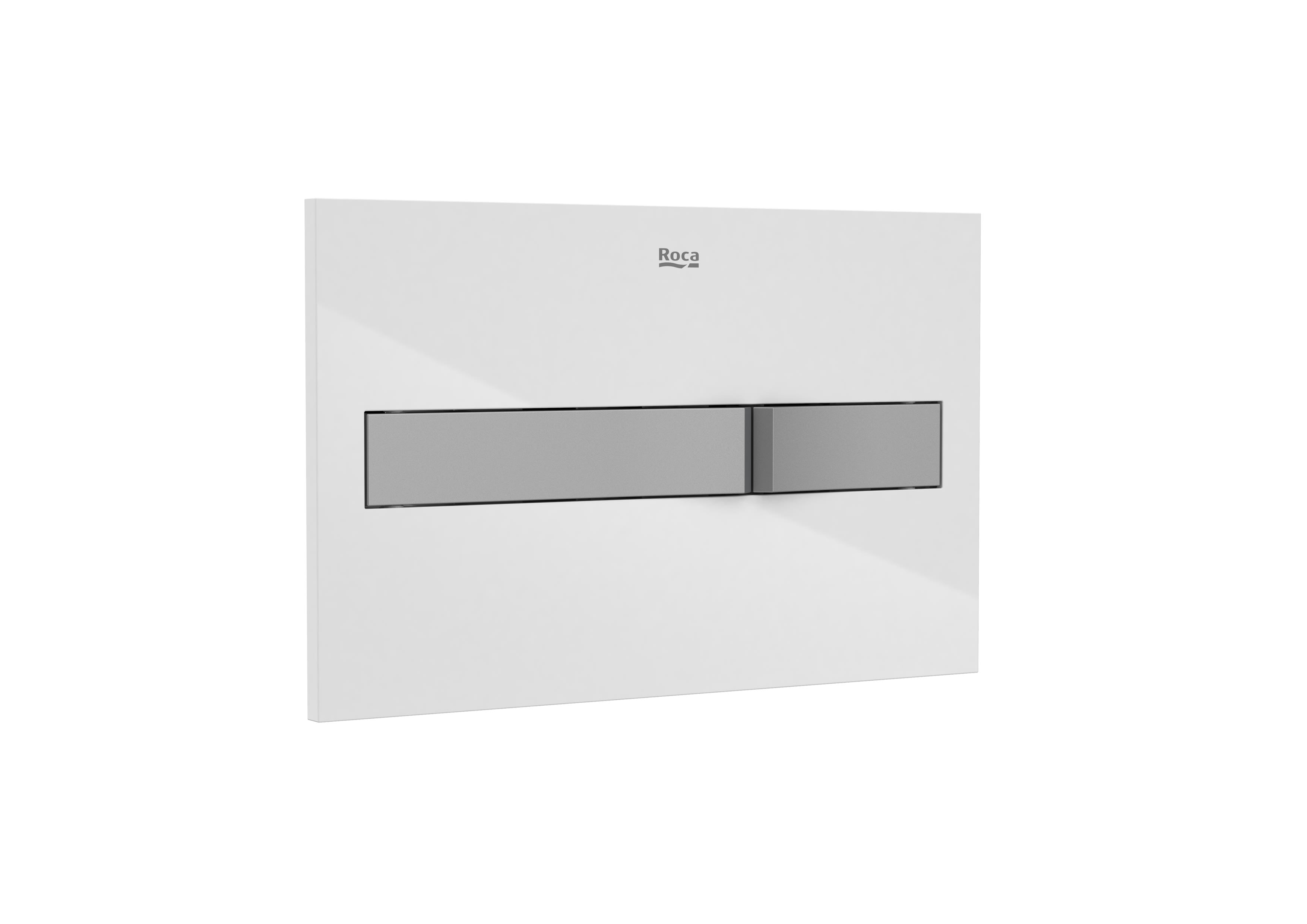 WC ROCA  ovládacie tlačidlo na wc  biela/mat. chróm  A890096005
