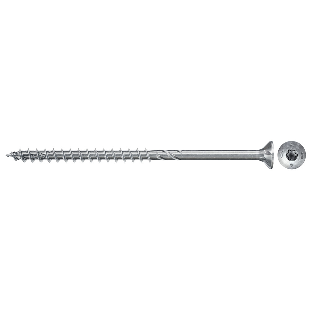 Fischer skrutka ZHtorx 5,0x 80  POWER FAST 670383 biely zinok