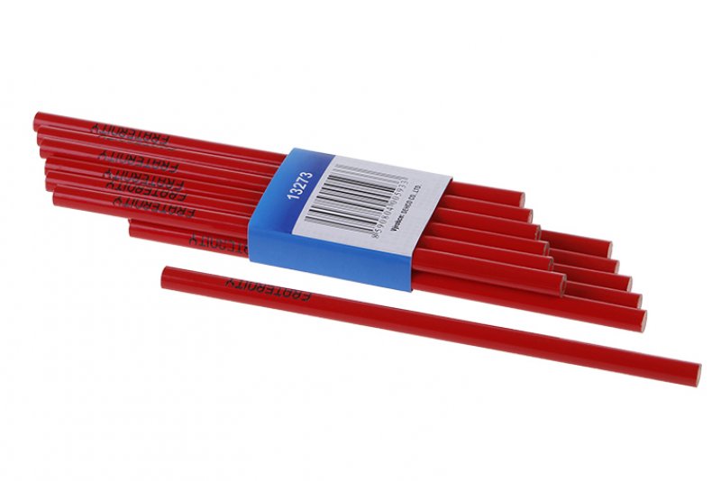 ceruzka na sklo, keramiku. červená 13273