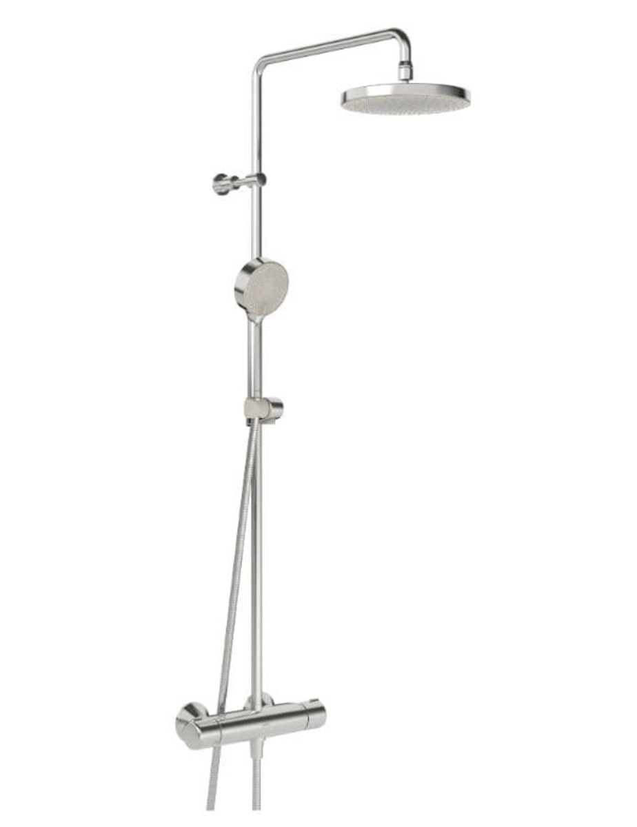 vodovodná batéria HANSA MICRA sprchový termostatický systém 44350130 hlavová sprcha guľatá + ručná sprcha