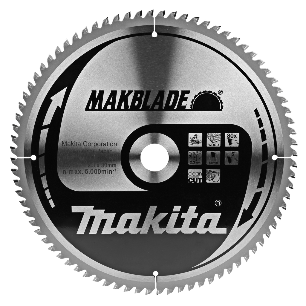 MAKITA kotúč pilový 305x30x80Z B-09086 drevo