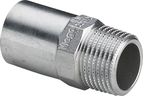 VIEGA INOX prechod zásuvný ZV-závit von  42x6/4"   436773