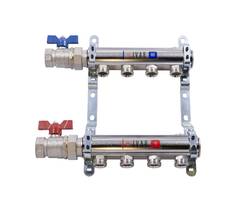 5cestný; IVAR Zostava rozdeľovač/zberač - bez skrine - 1xEK; nikel