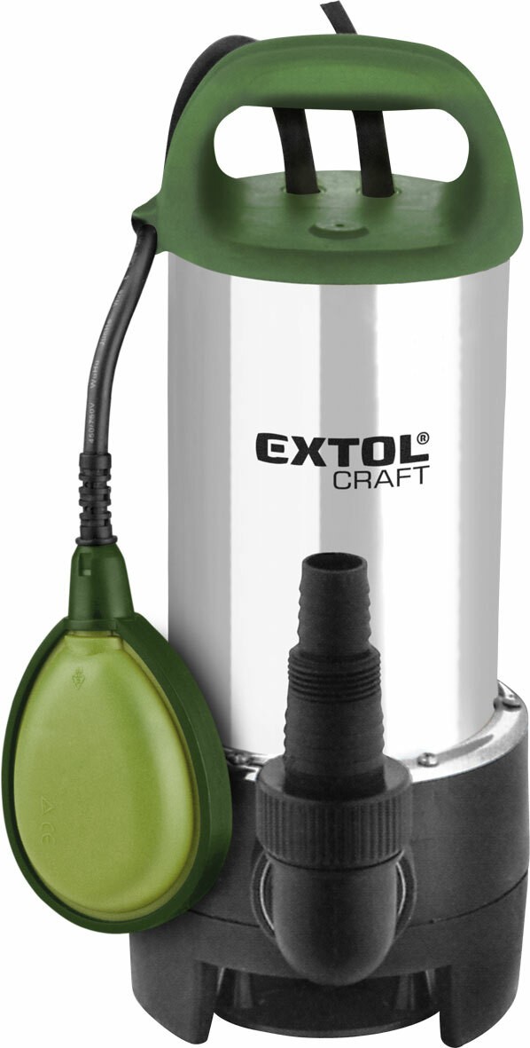EXTOL čerpadlo ponorné antikorové, príkon 1100W, 15500l/hod, max. výtlak 11m