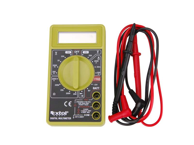 EXTOL multimeter digitálny (U,I,R) 600011