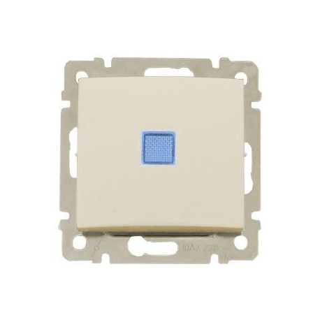 Valena béžová Vypínač č.6 so sign. 774325