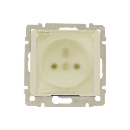 Valena béžová zásuvka -1 230V IP44 774121