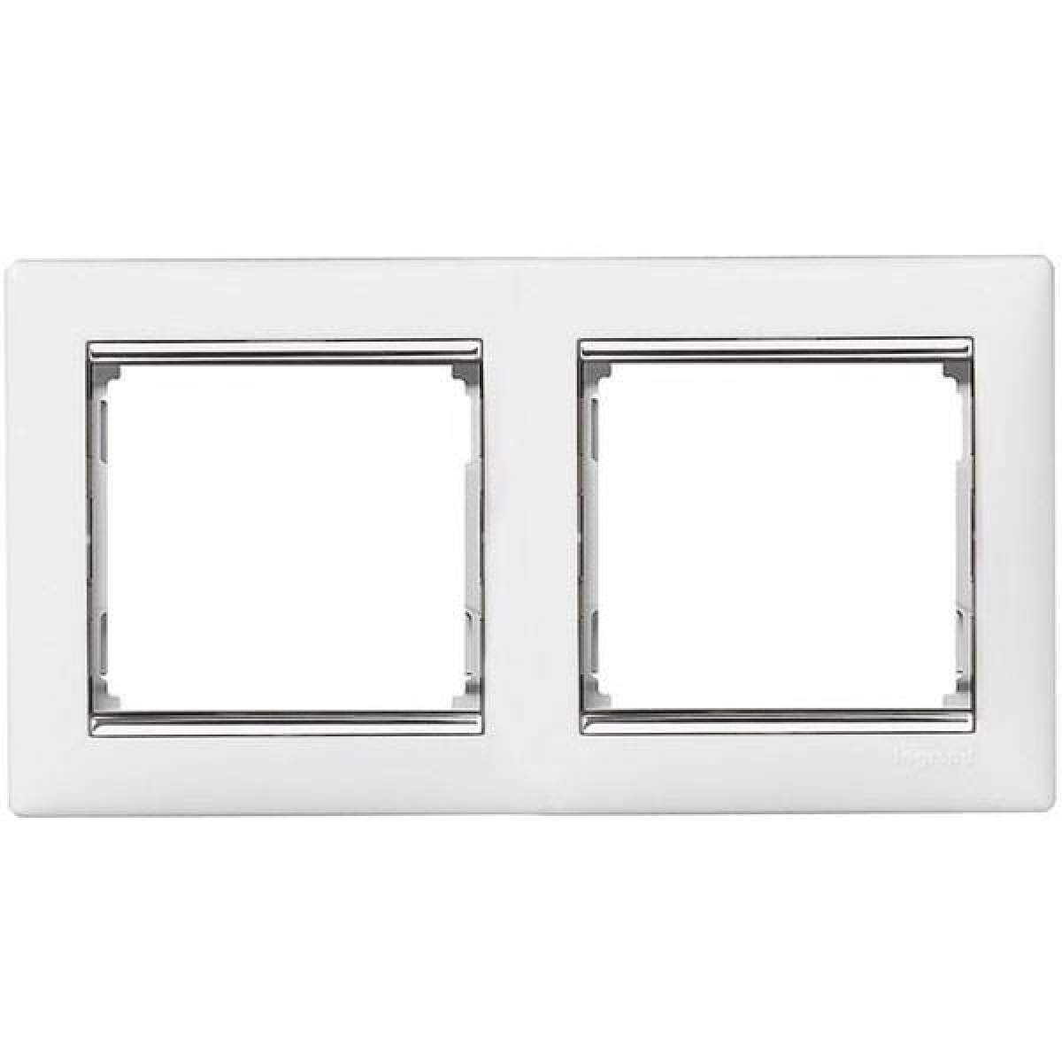 Valena biela rámček-2 strieb. pásik 770492