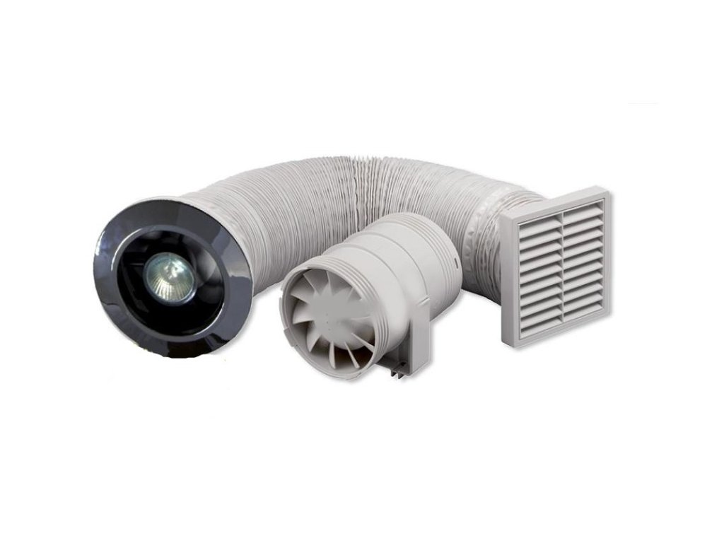 ventilátor 100 ZEHNDER Silent ZSR100LTSK timer s osvet. 276277