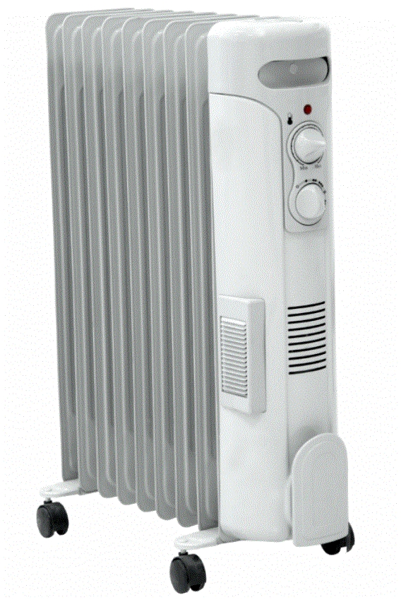 elektrický ohrievač-olejový radiátor  Dedra 2500W DA-J2050F  - Ohrievače vzduchu, infražiariče | MasMasaryk