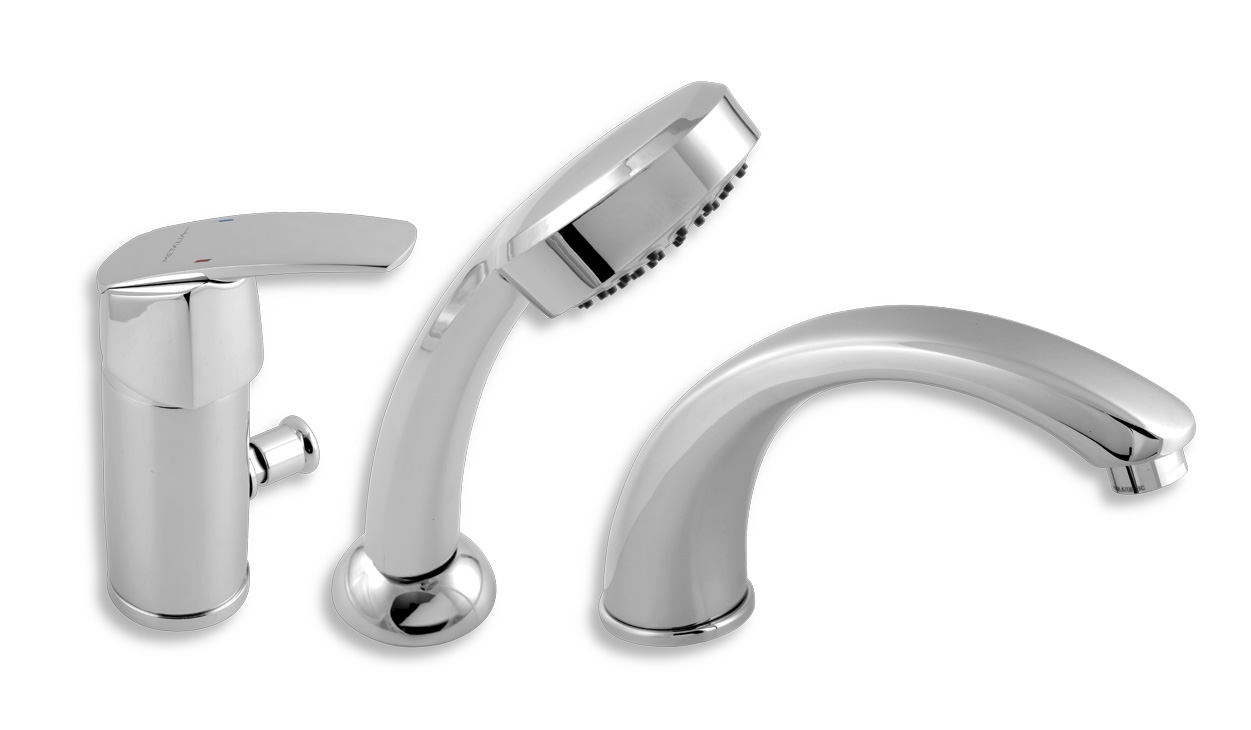 vodovodná batéria METALIA 56 56045,0 vaňová 3-otv. stojanová ECO