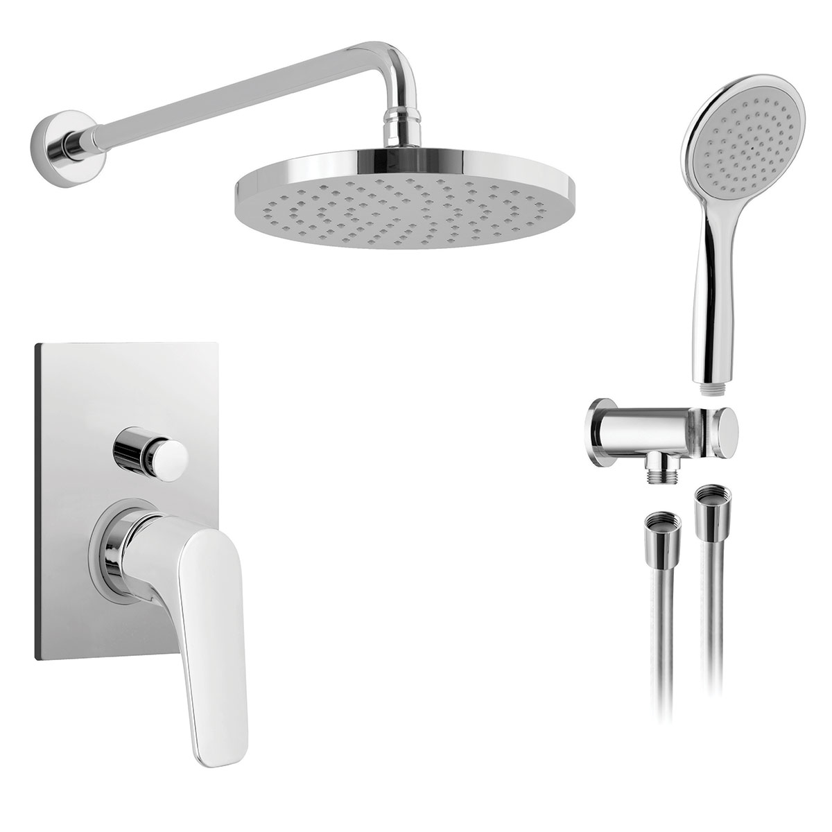 vodovodná batéria AL SPORT PLUS SET 72RP1863/ABS spr. podom. komplet, hlav. 200mm