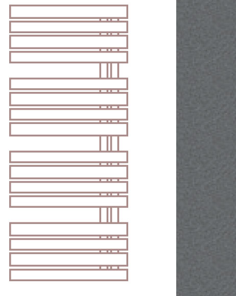 radiátor rebrík LOT FLORIDA FLO-60/120-LC12 Graphite