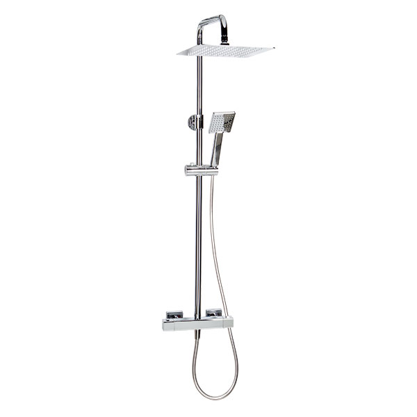 vodovodná batéria LOT SET SHOWER SKY CUBE LB47140 spr. termostat, hlav. spr.250/2,5mm, ruč. 3-pol.
