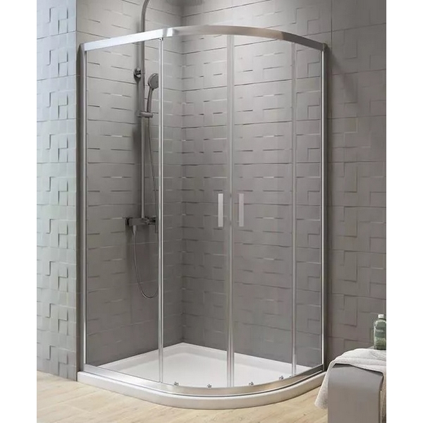 sprchový kút NEW TRENDY NEW VARIA K-0507 asymetrický 100x80 univerzálny Easy Clean