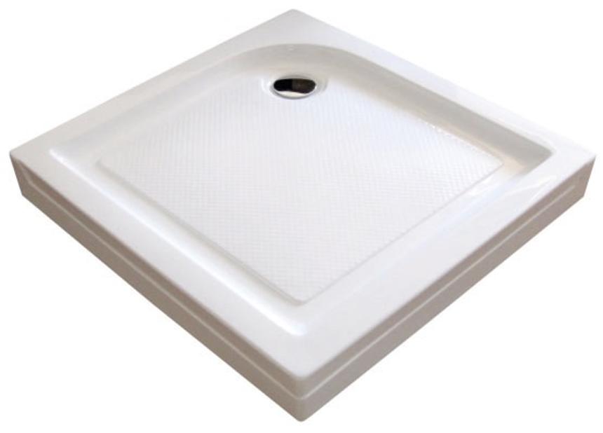 sprchová vanička SKEV618I-80 EKONOMY štvorec 80 plast + sif.