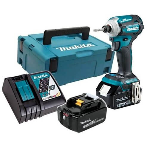 MAKITA AKU rázový uťahovák 1/4" 18V 180Nm DTD171RTJ