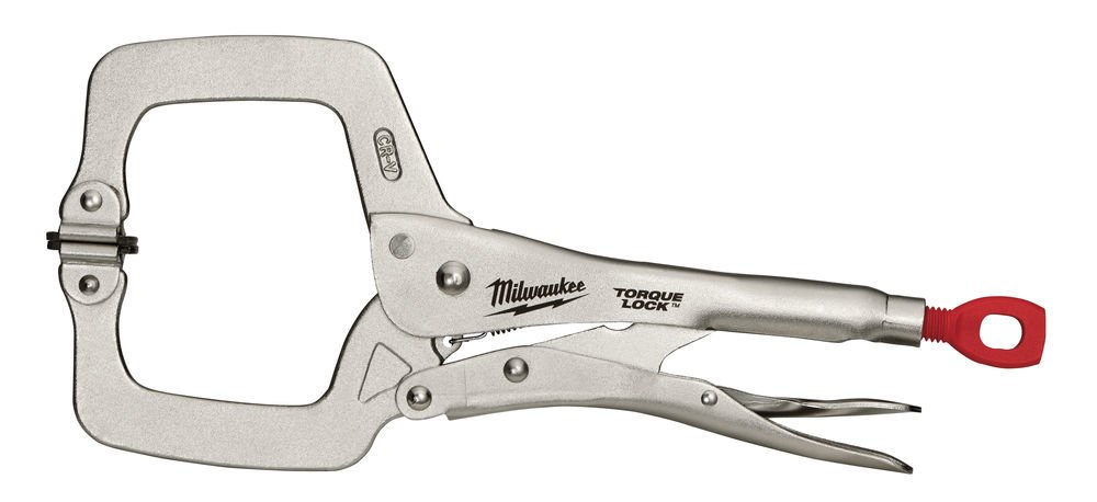Milwaukee Upínacie kliešte 280mm TORQUE LOCK™ C tvar, pohyblivé čeľuste 4932471727