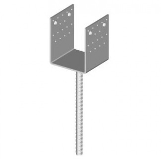 BMF patka kotevná U 100x100/16x250 bez prelisu na roxore široký