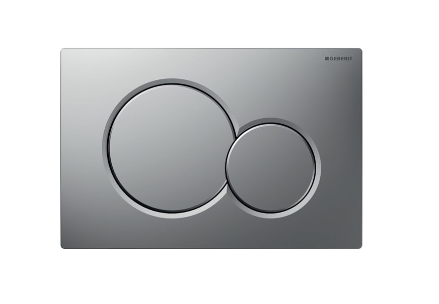 WC Geberit tlačítko SIGMA01 ROUDN 115.770.JQ.5 matný chróm bezotlačkový