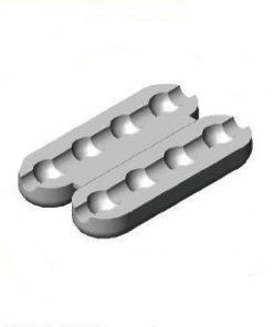 ŽALÚZIE - Spojka guličkovej retiazky ISOLINE biela (5ks) 9070121