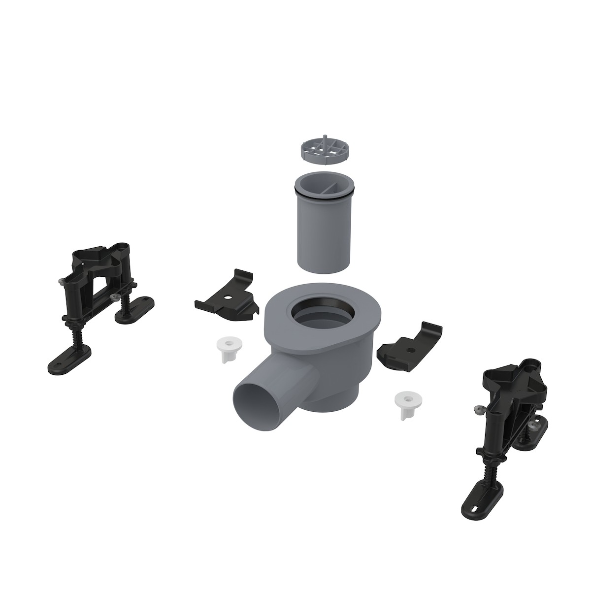 sprchový žlab ALCA APZ-S12 sifón DN50 a sada nastaviteľných nôh