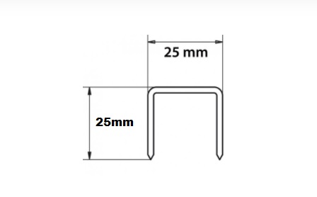 MAKITA sponky do AT2250A 25mm 10000ks F-32023
