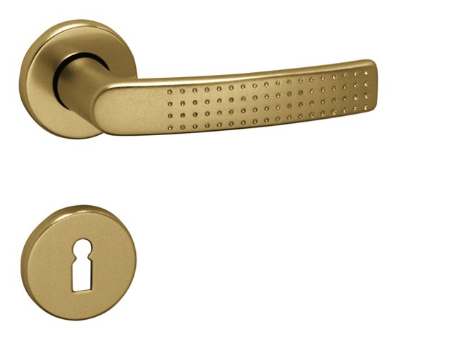 kľučka/kľučka rozeta/WC GI - MEDOX - F4 bronz elox - WC kľučky | MasMasaryk